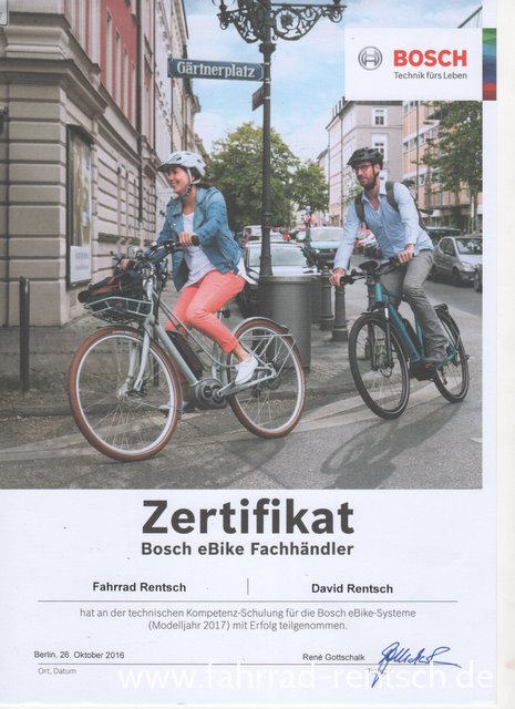 Bosch E - Bike Schulung 2017